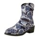 thumbnail image 1 of NECHOLOGY Botas Mujer Adulto Femenino Zapatos Botines de mujer Casual Vintage Vaquero Estampado Empalme Tacón Grueso Media Punta Puntiaguda Botas Occidentales De Tamaño Botas Al Tobillo (Blue, 7.5), 1 of 7