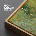 thumbnail image 3 of IDEA4WALL Extra Large Framed Canvas Print Wall Art Greeny Tranquil Meadow Grasses Digital Art Spring View in Green Hues Wall Decor Oversized Artwork Relax/Calm for Rooms - 60"x20", 3 of 5