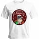 thumbnail image 1 of Camisetas gráficas informales de manga corta con diseño de perro Papá Noel y Feliz Navidad para hombre, 1 of 8