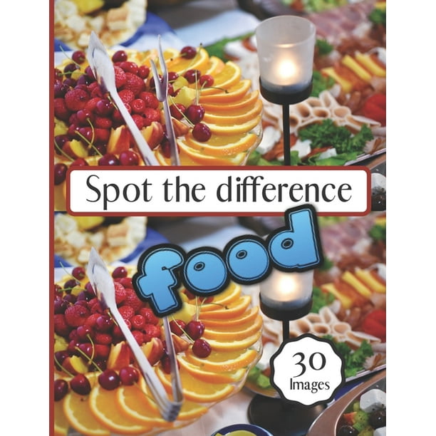 Spot the difference Food : Picture Games Puzzles For Adults Tested Your