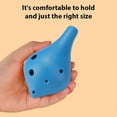 thumbnail image 3 of 6 Holes Resin Ocarina Alto C Simple Style Musical Instrument for Music Lover and Beginner, 3 of 5