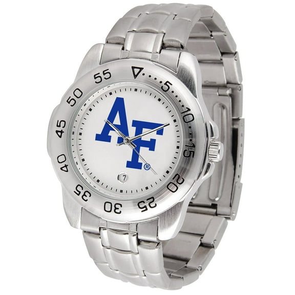 White Air Force Falcons Sport Steel Watch