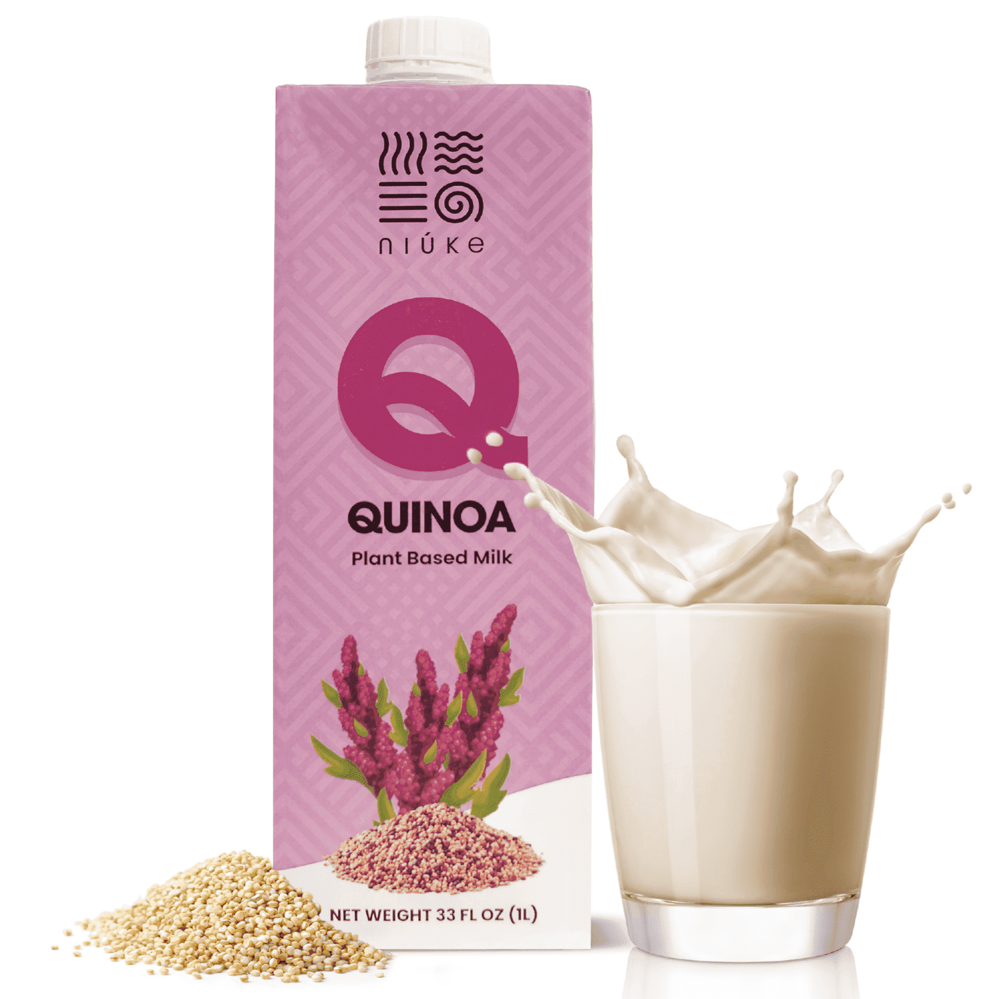NIUKE Quinoa Plant Milk Plant Based Gluten-Free Kosher Dairy Free