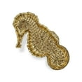 thumbnail image 2 of Contemporary Home Living 10.25" Golden Cast Iron Sea Horse Tray, 2 of 6