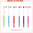 thumbnail image 4 of duomi-12 PCS Beadable Mechanical Pencil, 0.7mm Beadable Pencils, Multi Color Mini Mechanical Pencils Drawing Pencils, Mechanical Small Pencils for Writing Drawing Sketching DIY Crafting, 4 of 4