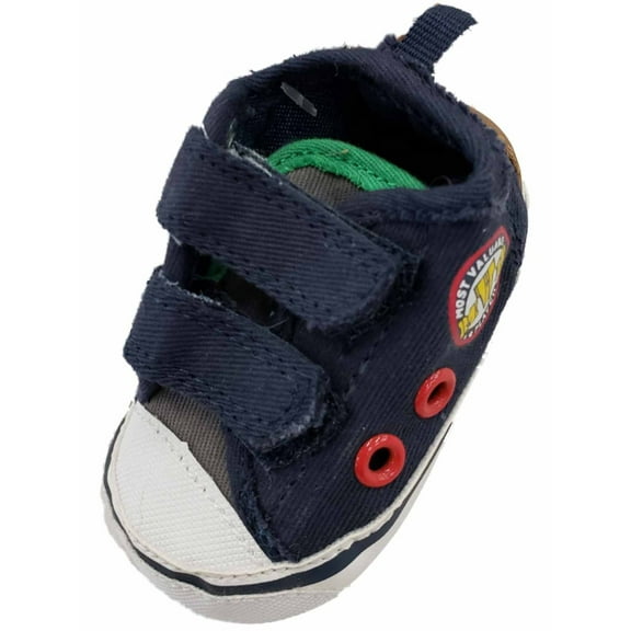 Infant Baby Boys Navy Blue MVP Slip-On Sneakers Kids Shoes 2