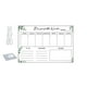 thumbnail image 2 of Hanging Erasable Acrylic Weekly Plan Note Board Lanyard Message Board Monthly Plan Memo Board, 2 of 7
