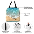 thumbnail image 4 of KLL Tropical Beach With Starfish Print Insulated Lunch Bag Women, Reusable Cute Tote Lunch Box for Adult & Men, Leakproof Cooler Lunch Bags for Work Office Travel Picnic, 4 of 6