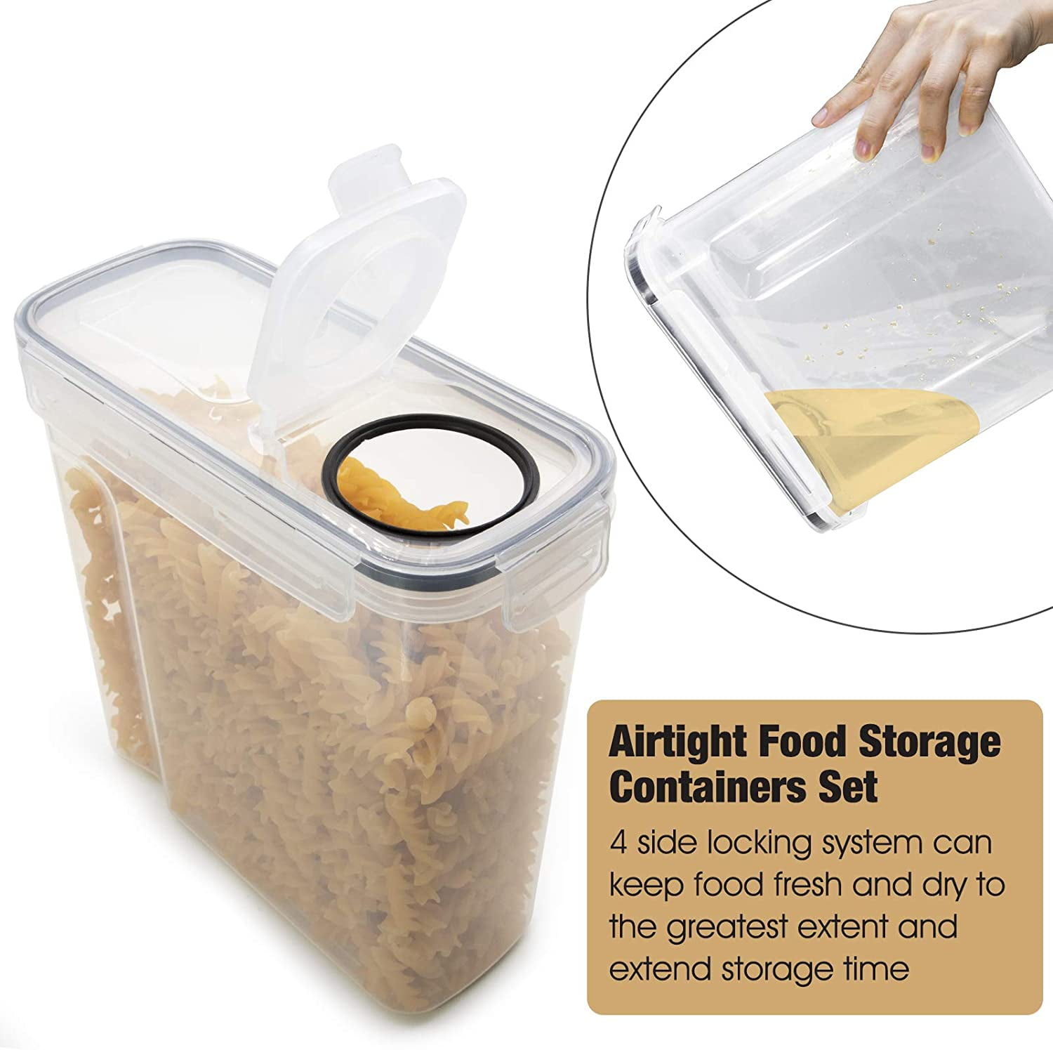 Universal CL-4L - Food Storage Container Square Clear 4 L