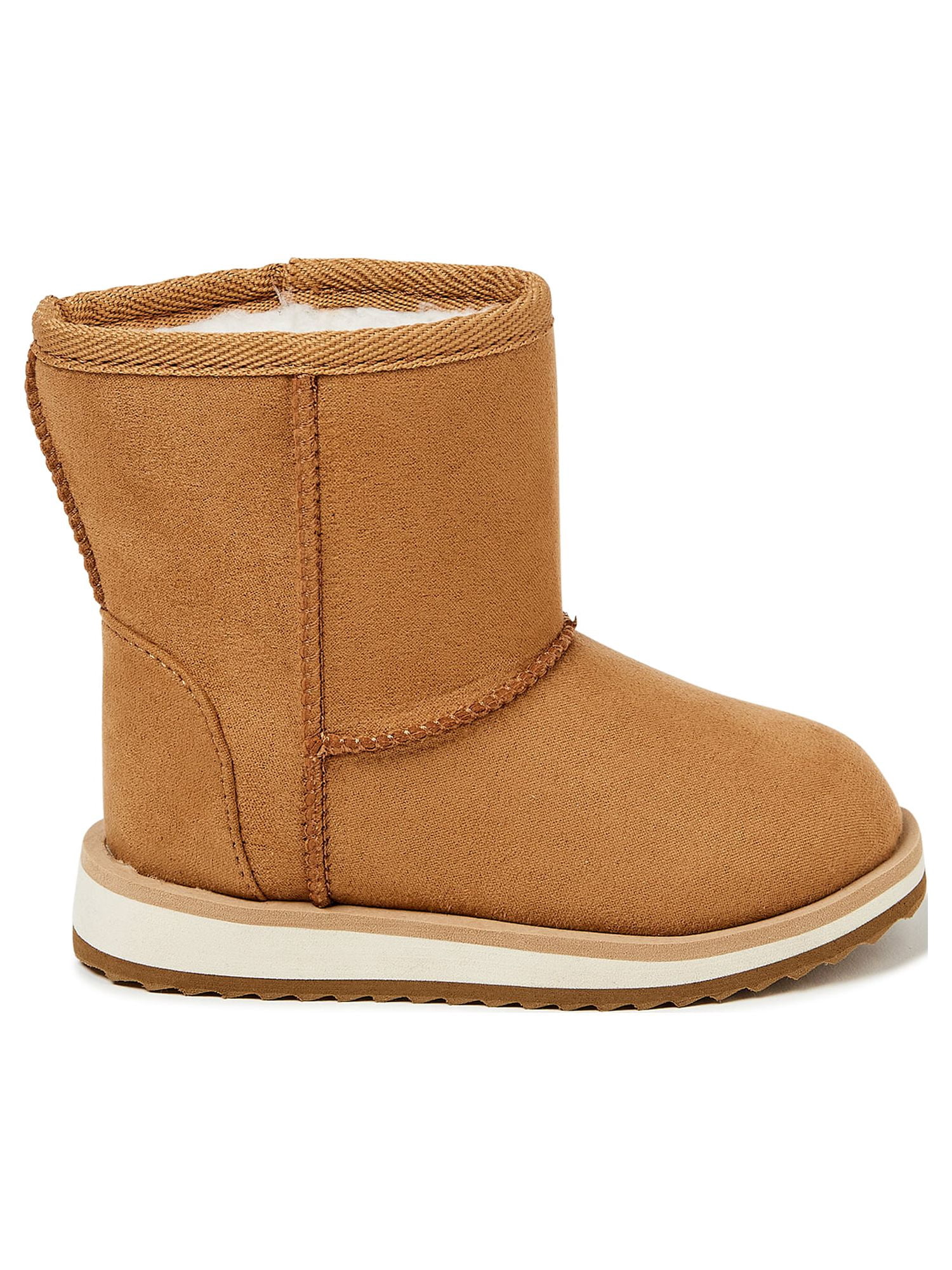 Wonder Nation Girls Cozy Faux Shearling Winter Boots