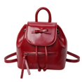 thumbnail image 1 of Mochila Con Solapa Mini Bolso Lindo Lazo Asa Superior Cuero PU para Mujer, 1 of 9