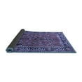 thumbnail image 2 of Ahgly Company Indoor Square Persian Blue Traditional Area Rugs, 8' Square, 2 of 4