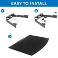 thumbnail image 3 of Mount-lt! A/V Component Wall Mounted Glass Shelf | 22 LBS Capacity, 3 of 8