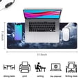 thumbnail image 5 of Superior Quality Large Moonlight Gaming Mouse Pad - 31.5 x 11.8 Inches, Extended Desk Mat, Stitched Edges, Non-Slip Base, Water Resistant, Micro-Weave Cloth for Office, Home & Gamers, 5 of 7