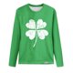 thumbnail image 4 of Camisetas de Manga Larga para Mujeres Impresas Cuello Redondo Suelto 95% Poliéster 5% Spandex, Top de Moda Casual para Primavera Verano Y Otoño, 4 of 8