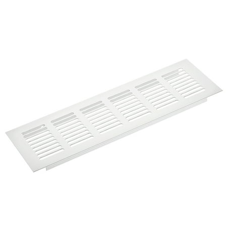 

Uxcell Rectangle Shape Ventilation Grille Aluminum Alloy Louvered Air Vents 9.84 x 3.15 Inch for Wardrobe Cupboards
