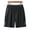Black, variant on Crunowin Boys Summer Shorts Breathable Ice Silk Quick-Dry Sporty Outdoor Shorts Black Size 6
