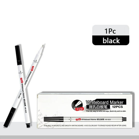 Fashion Extremely Fine 0.5MM Erasable Whiteboard Markers Teaching Office Creative Colored Marker Pen Doodle Water Pens Supplies