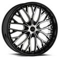 thumbnail image 2 of 22x8.5 Cavallo CLV-33 Gloss Black & Machined Wheel 5x4.5/5x120 (38mm), 2 of 2