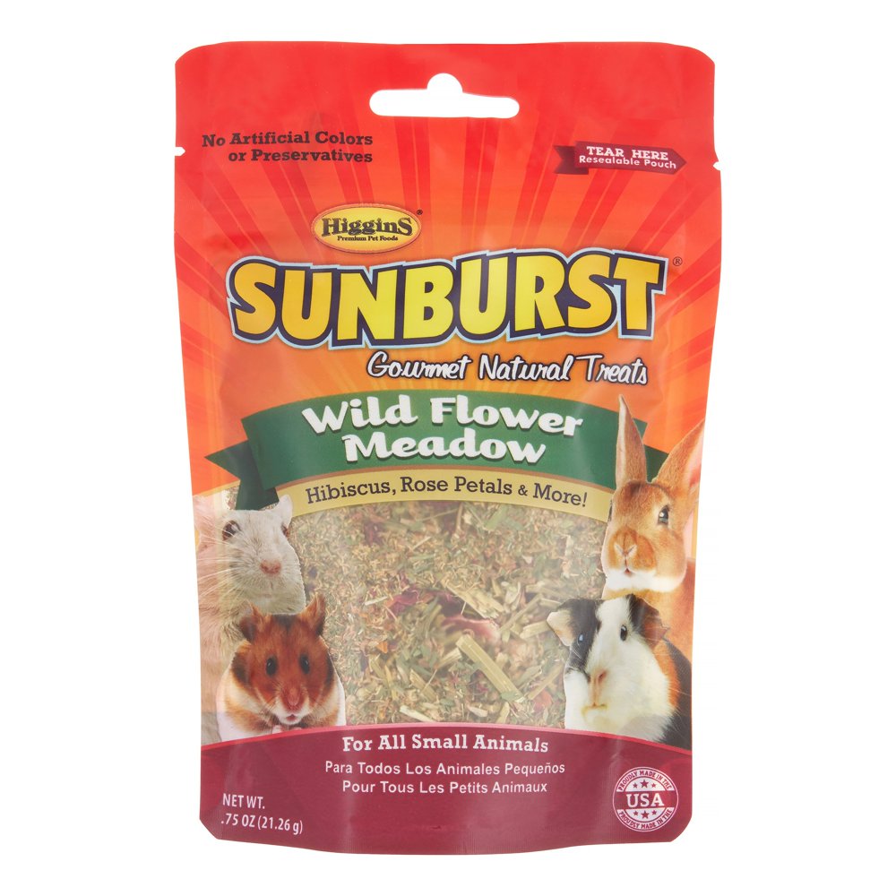 Higgins Sunburst Wild Flower Meadow Small Animal Treat, 0.75 Oz