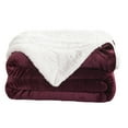 thumbnail image 4 of Large Throw Blanket, Reversible Brushed Flannel Fleece Blanket - Decorative, Lightweight, Soft and Warm for Winter Home Household 150x200cm, 4 of 8