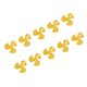 thumbnail image 4 of 10Pcs 50mm 3 Blades Propeller ABS Turning Propellers Replacement DIY Car Model AccessoriesYellow, 4 of 5