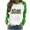 Green, variant on Fall Fashion Must Haves Womens Round Neck Festive Christmas Fall Pullover Sweatshirt Long Sleeve Top Women Fall Clothes My Items