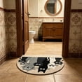 thumbnail image 2 of Half Door Mat Non Indoor Outdoor Entrance Rug Low Profile Absorbent Washable Semi Welcome Mat for Front Door Kitchen Bathroom Heavy Duty Dirt, 2 of 6
