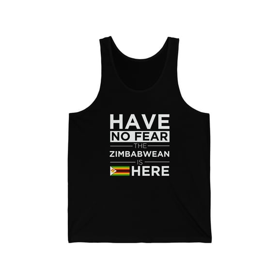 Have No Fear The Zimbabwean is here Zimbabwe Pride Unisex Tank Top, XS-2XL