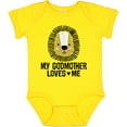 thumbnail image 3 of Inktastic My Godmother Loves Me Godson Lion Boys Baby Bodysuit, 3 of 5
