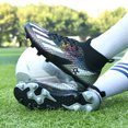 thumbnail image 5 of Zapatos de fútbol transpirables para hombre, zapatillas de entrenamiento de interior, tacos largos, ultraligeros, antideslizantes, para deportes al aire libre, venta al por mayor, 5 of 5