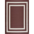 thumbnail image 3 of Playa Rug Reversible Indoor/Outdoor 100% Recycled Plastic Floor Mat/Rug - Weather, Water, Stain, Fade and UV Resistant - Paris- Brown & Creme (4'x6'), 3 of 5