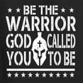 thumbnail image 5 of Wild Bobby Be The Warrior God Called You To Be Inspirational/Christian Women Graphic Long Sleeve Tee, Black, Small, 5 of 5