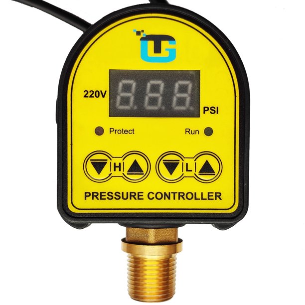 GamaTech Pressure Switch for Water Pump and Air Pump, Digital