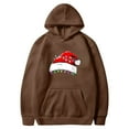 thumbnail image 3 of Hvot&aat Women's Christmas Hoodie Christmas Santa Oversized Sweatshirts Casual Fall Pullover Top, 3 of 3