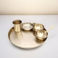 thumbnail image 3 of Natriel Dinner Set Pure Kansa Bronze Matte Finished 6 Pcs, 3 of 4
