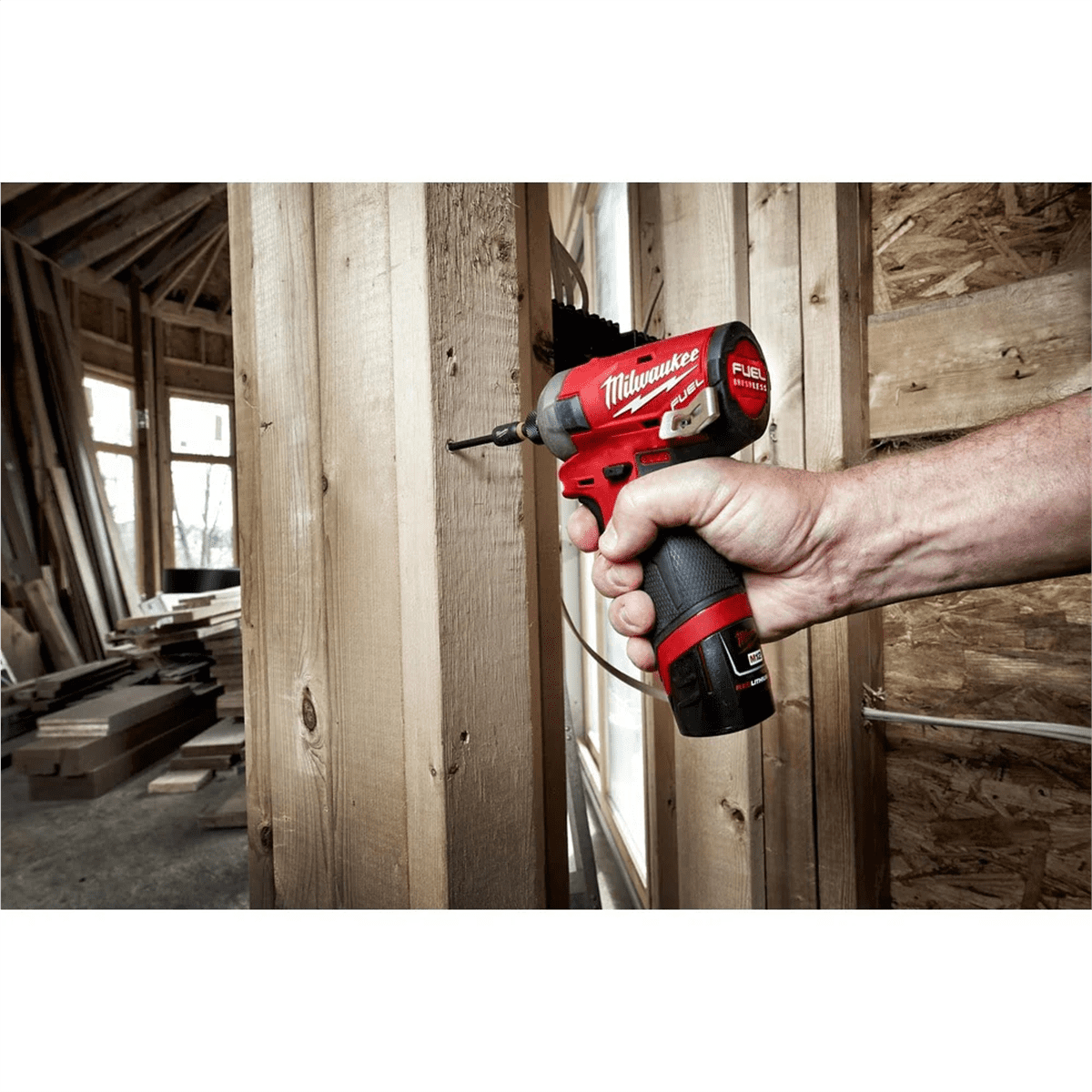 Milwaukee 2551 20 M12 FUEL SURGE 1 4 Hex Hydraulic Driver Torque Impact Screw Tool Only Walmart