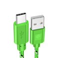thumbnail image 1 of Cable USB tipo C Nylon trenzado 1M 2M 3M Sincronización de datos Carga rápida Cable USB C para Samsung S9 S10 Xiaomi mi8 Huawei P30 Tipo-c Tan Jianjun unisex, 1 of 2