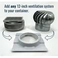 AdaptAIR™ • Roof Vent Adapter for Conex Shipping Containers