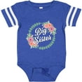 thumbnail image 3 of Inktastic Big Sister with Flower Circle Girls Baby Bodysuit, 3 of 5