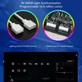 thumbnail image 4 of ARGB Extension Sleeve Cable Kit 5V ARGB 3 Pin Connector for Aura Sync, Strimer Plus V2 24 Pin, RGB Cable Extension Kit Addressable RGB Power Extension Cable, 4 of 7