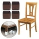 thumbnail image 5 of 4 piezas de protectores de pies para cama, muebles sólidos, elevadores, mesas y sofás, antideslizantes Marrón 60x52mm, 5 of 9