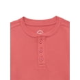 thumbnail image 2 of Wonder Nation Boys Short Sleeve Henley T-Shirt, Sizes 4-18, 2 of 3