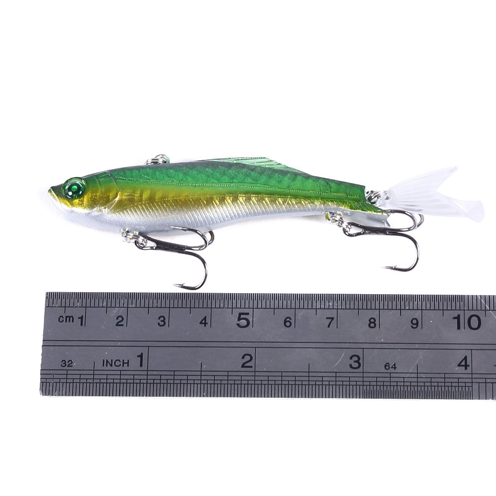 HENGJIA Fishing lures for Bass, 6PCS Deep Diving Lipless Crankbaits for Bass Hard Baits Sinking Fishing Jigs for Freshwater and Saltwater Bass, Trout, Walleye