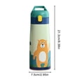 thumbnail image 4 of Botella de agua potable Advancent recta 500ml Rosa dibujos animados, 4 of 6