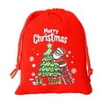 thumbnail image 2 of ToyKingdee Small Coth Christmas Gift Bags with Drawstring, Jewelry Bags Bulk, Mini Velvet Pouch for Wrapping Holiday Party Favors or Gifts for Friends, 2 of 7
