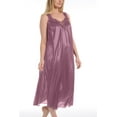 thumbnail image 3 of EZI Nightgowns for Women - Soft & Breathable Satin Night Gowns for Adult Women - Medium to Plus Size Womens Sleep Shirts - Long Mid-Length Nightgown, 3 of 9
