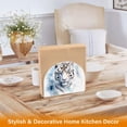 thumbnail image 5 of White and Tiger Napkin Holder for Table Clear Napkin Stand Paper Holder Acrylic Organizer Dispenser Napkins for Dinner Kitchen Restaurant Room, 5 of 8