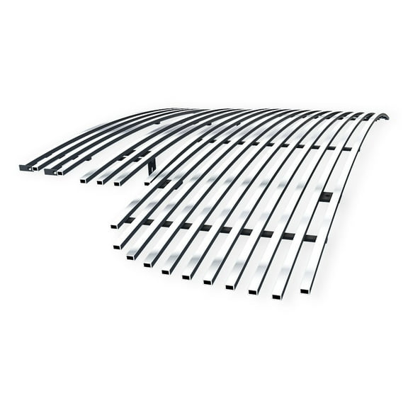 APS Chrome Horizontal Billet Grille Grill Compatible with GMC Sierra 2500 2003-2004 & 03-06 1500 2500 HD 3500 & 07 Classic Without Logo Show Combo N19-A69776G
