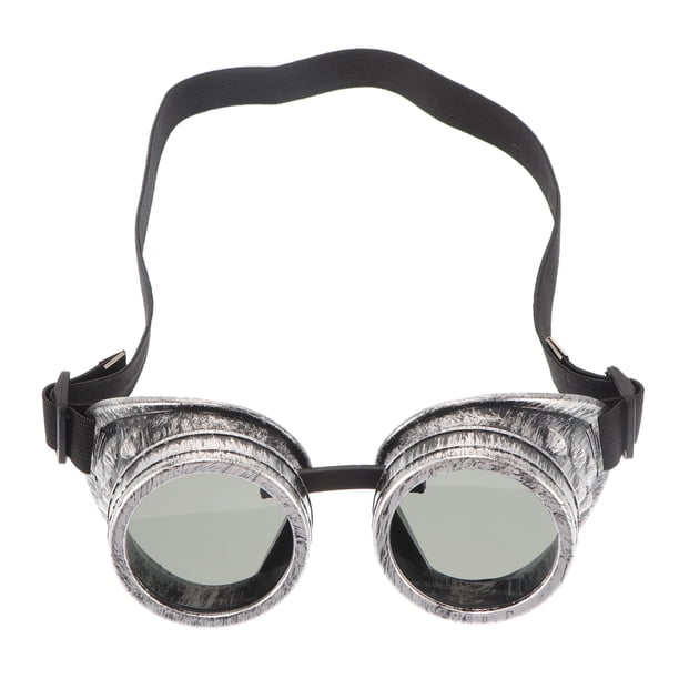 Gafas Retro Punk Gafas Con Estilo Gafas De Soldadura De Plástico Traje Decorativo Con Correa Ajustable Para Fiesta De Disfraces Carnaval Accesorios De Fotos De Halloween Inevent HA027616-01